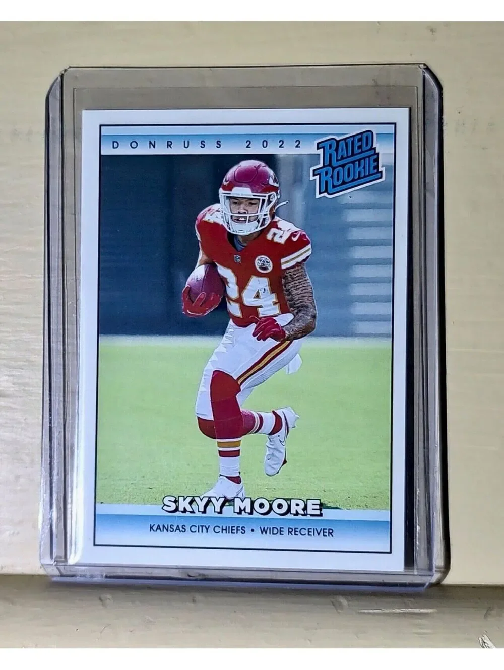 Skyy Moore 2022 NFL Panini #20 Rated Rookie Retro Football Card 1/4094